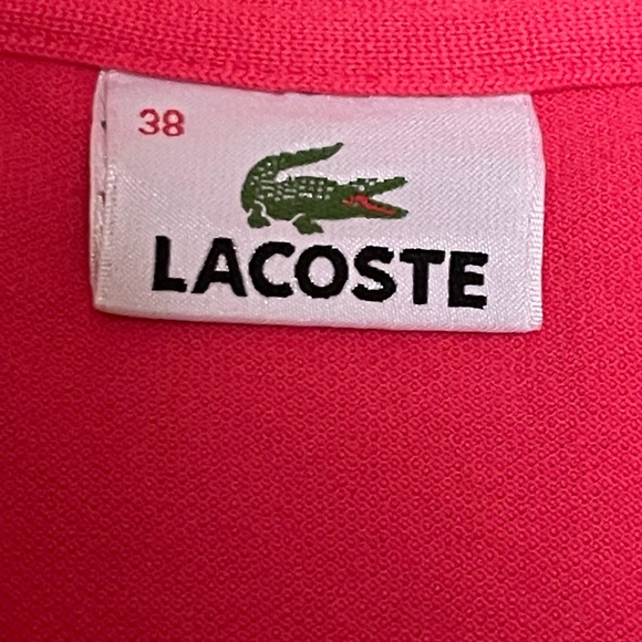 Pink Lacoste sleeveless shirt - Picture 3 of 5